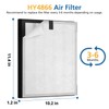 2 Pack HY4866 Replacement Filters for MORENTO/WESTHEY HY4866 Air Purifier