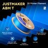 JUSTMAKER ABS Transparent 3D Printer Filament, Upgraded Strength Heat Resistant