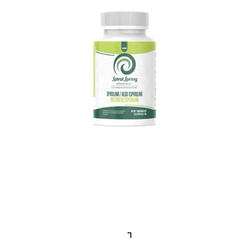 Alga Espirulina Máxima Orgánica 300 Tab Vegan Kosher 2botes