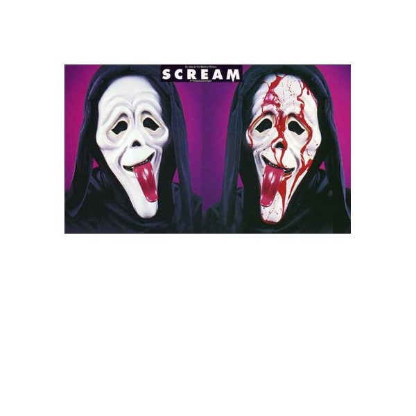 Bleeding Ghost Face Whassup Mask Adult