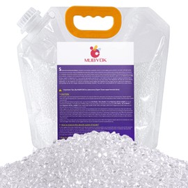 MUBYOK 3lb Premium Unscented Aroma Beads for DIY Car Freshies Bulk Supplies,Fragrance-Free EVA Beads for Adding Your Own Scent
