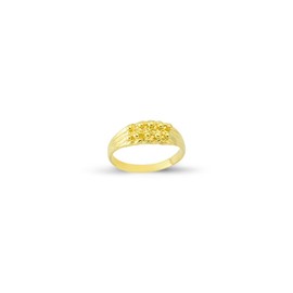 9ct Yellow Gold Baby/Kids Keeper Ring (F)