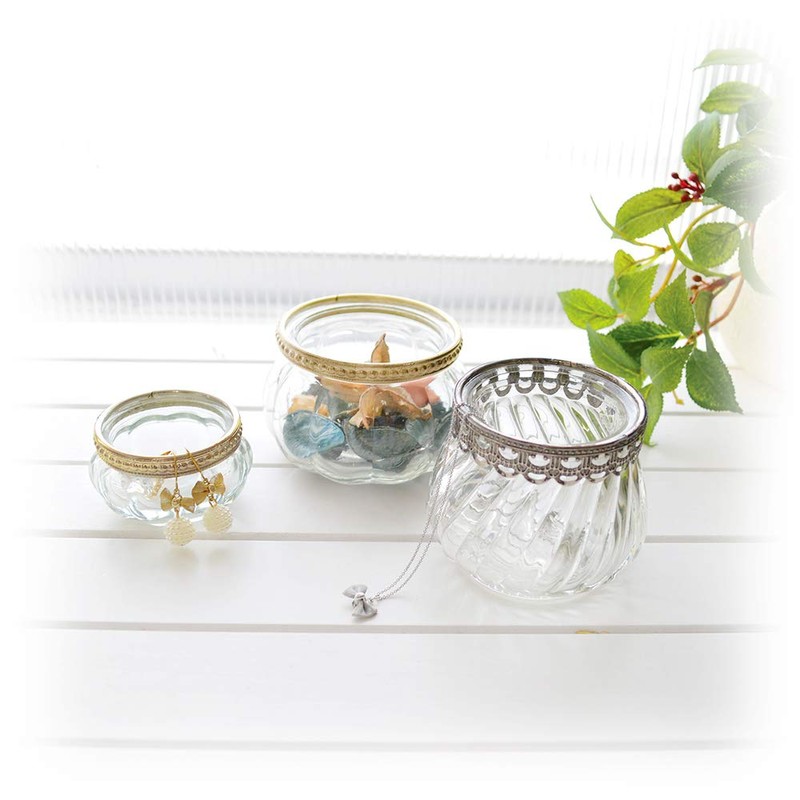 Bijou Bijou Glass Pot Pumpkin