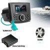 Marine Stereo, Audio Video Player FM/AM with Bluetooth Streaming, for