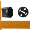 Keyless Ignition Start Switch, Black ABS Knob Cap and Insert