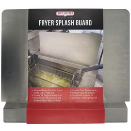 Chef Master Commercial Deep Fryer Splash Guard, Stops Oil from Splattering, Kitchen Essentials, Universal Fit, Premium 18-Gauge Stainless Steel, 20.5 x 15" Splatter Screen Guard for Oil Splatter-90059