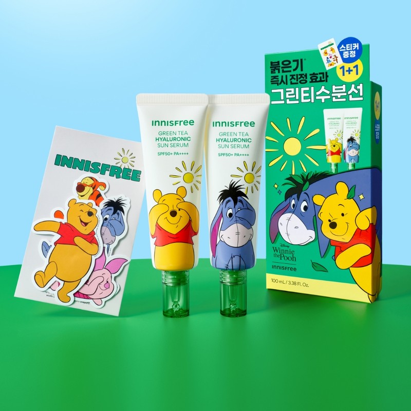 innisfree 이니스프리 그린티 히알루론산 진정 수분 선세럼 SPF50+ PA4+ 50mL