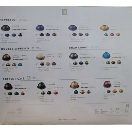 Nespresso Vertuo Vertuoline Variety 12xPk12 Total 144 Capsules Pods BULK/LOOSE