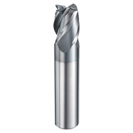 sourcing map Carbide Square Nose End Mill Bit 1/2" Cut Dia 4 Flutes TiAlN Coated Milling Cutter for Hardened Steel Metal (1/2" Shank 5/8" Cut Length 2-1/2" Long 30 Degree Helix HRC53-55)