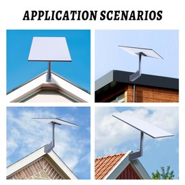 Starlink V3 Mount Kit - Pole, Roof, Wall Mounts. Complete Mounting Kit for Starlink V3 Standard Antenna (Grey)