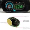 Digital Car Thermometer Voltmeter DC 12-24V 4 in 1 Clock