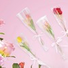 DIBALIYI 100 Pcs Single Rose Sleeve, Flower Bags for Bouquets