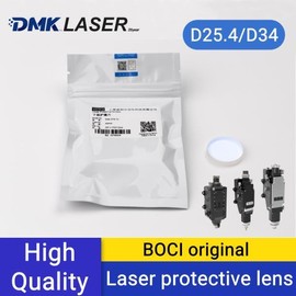 BOCI 레이저 보호 렌즈 25.44 345mm 커팅 헤드 용 안경 BLT642 641 662H BOCI Laser Protective Lens 25.44 345mm Cutting Head Glasses BLT642 [01 10PCS]