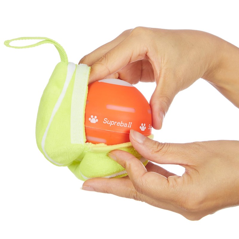 PetDroid 2 Pack Replacement Dog Ball Tennis Plush Cover