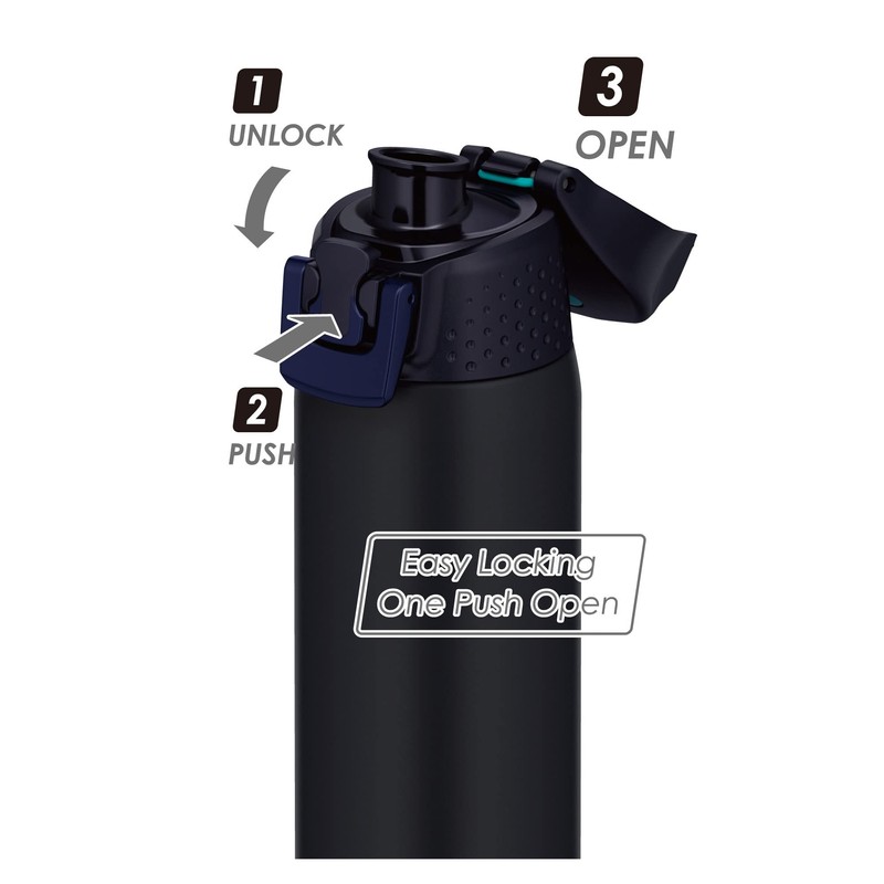 Thermos FJR-720 MDB Vacuum Insulated Sports Bottle, 24.3 fl oz