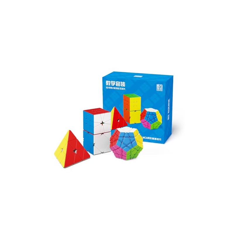 MoYu MFJS WCA (Pyraminx/Skewb/Megaminx/Square-1) - Non-Cubic Teaching Set Magic Rubik's
