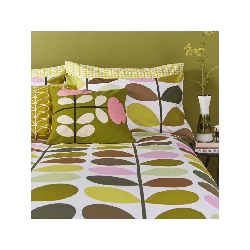 Orla Kiely MULTI STEM Spring 100% Cotton Standard Pillowcases1 Pair