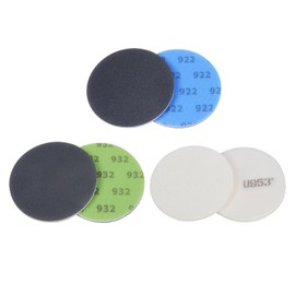 UerGlass New Glass Scratch Repair Kit Mesh Net Coarse Sanding Fine Sanding Polishing Pads Abrasive Discs for Glass Scratch Removal (6 inch)