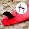 WADY 12pcs 316 Stainless Steel Surfboard Fin Screws with Plates