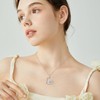 DAYLINLOVE Fox Necklace 925 Sterling Silver Fox Heart Pendant Necklace