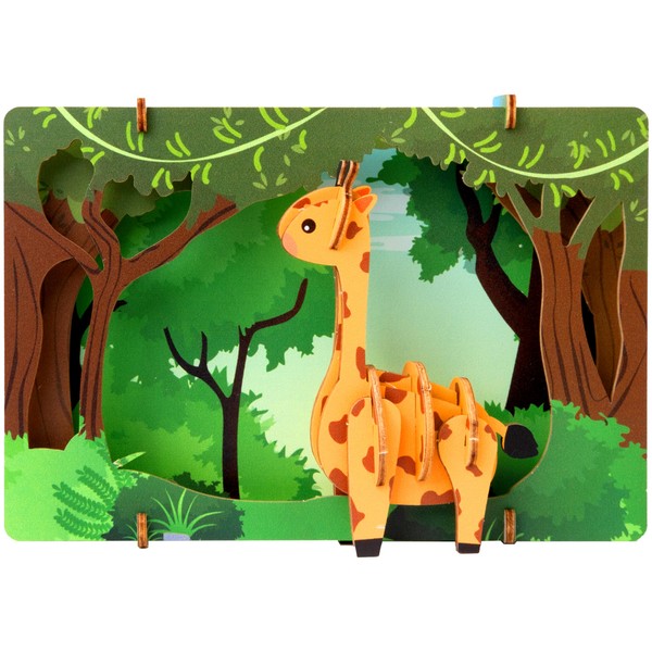 ESC WELT Giraffe - Giraffe 3D Puzzle - DIY Wooden