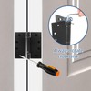 6 Pack Self Closing Door Hinges, 4 Inch Spring Loaded