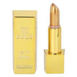 Sonew Lápiz Labial Dorado con Purpurina para Mujer, Lápiz Labial Dorado Metálico, Resistente Al Agua, de Larga Duración, Maquillaje Cosmético de Labios con Altos Pigmentos, (02)
