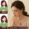 Breathing Necklace with Resistance, Flavoured Air Breathe Necklace Wooden Breathlace