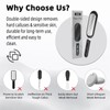 FREATECH Dual-Sided Foot File, Callus Remover with Nano Glass &