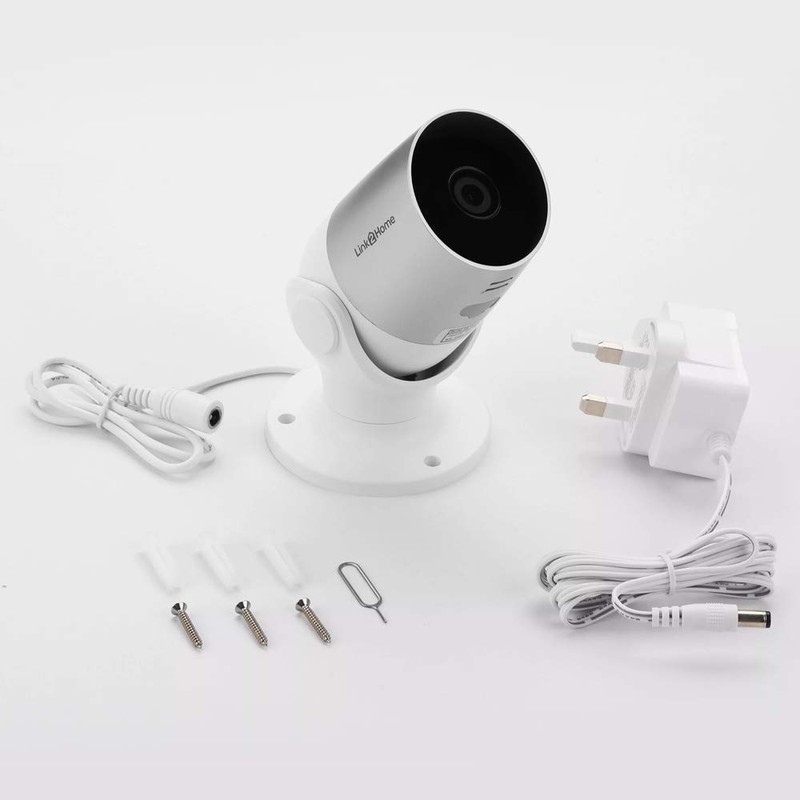 Link2Home WiFi Outdoor Weatherproof Camera – For Home Security, Surveillance,
