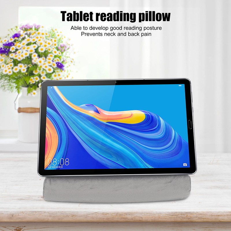 Tablet Pillow Stand Triangular Soft Comfortable Angled Viewing Tablet Reading