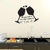Design With Vinyl Vibrant Kitchen Wall Decal A Glass of