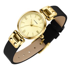 NN BEN NEVIS Watches for Women Elegant Classic Small Gold Leather Watch Easy Reader Women's Wrist Watches
