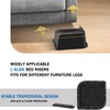 ANNKUT Bed Risers 2 Inch Heavy Duty, Furniture Risers for