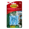 Command Outdoor Medium Window Hooks, Clear, Water-Resistant Adhesive, 5-Hooks, 6-Strips