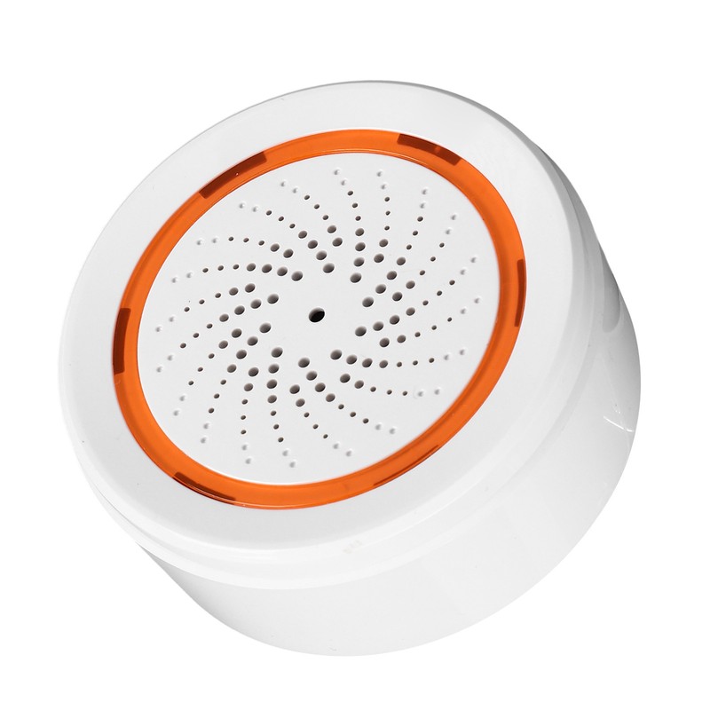 Smart Indoor Sound and Light Alarm USB Battery Dual Power