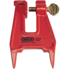 Oregon Filing Vise Pocket Stump Vise for Filing Chainsaw Chains, Provides Secure Filing Set-up on any Tree Stump (26368A),Red