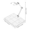 Abaodam 1set Action Figure Stand Diy Assembly Doll Rack for