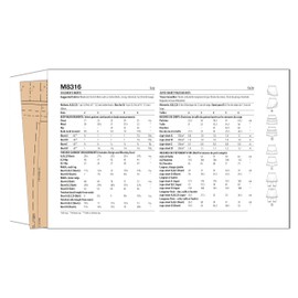 McCall's Children's Skorts Sewing Pattern Kit, Design Code M8316, Sizes 2-3-4-5-6, Multicolor