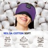 TOPOINT Sleep Mask Headphones Bluetooth Wireless 5.4, Breathable Cotton Eye