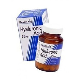 Hyaluronic Acid 55 mg 30 Tablets of Health Aid