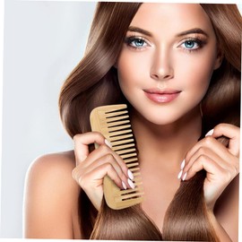 LALAFINA Scalp Hair Brush Comb for Wooden Handle Hair Balm Wax and Conditioner Safe