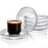 Coasters Set of 6 for Drinks, 3.8 Inch Large Coasters
