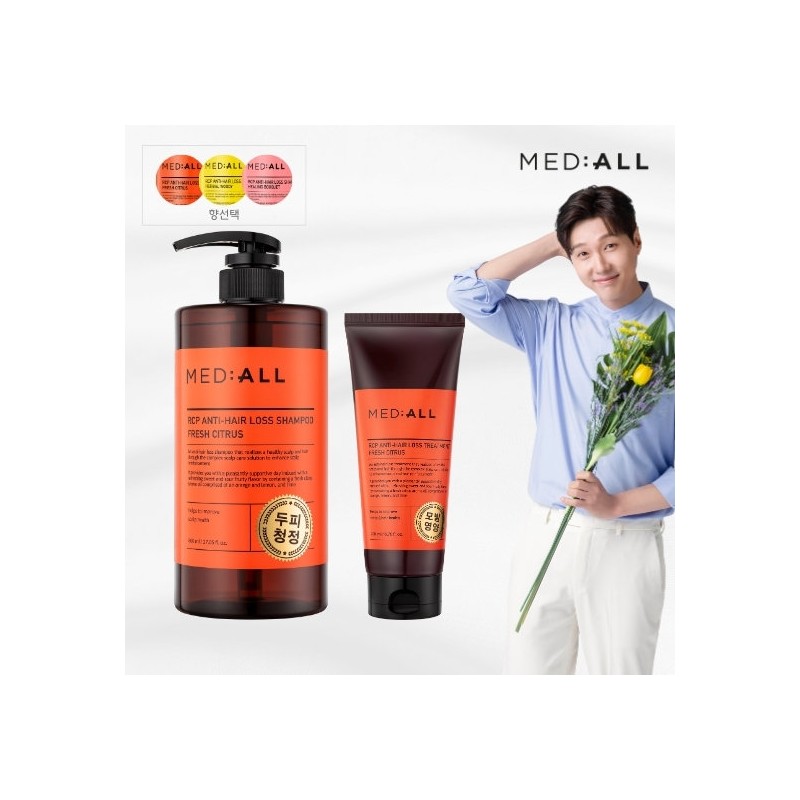 Mediol Scalp Cleansing Hair Loss Shampoo 800ml + Treatment 200ml