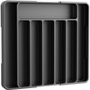 Kitsure Large Cutlery Organizer - Adjustable Silverware Utensil Drawer Organizer