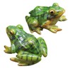 Ciieeo Sets Frog Ornaments for Home Frog Themed Miniature Resin