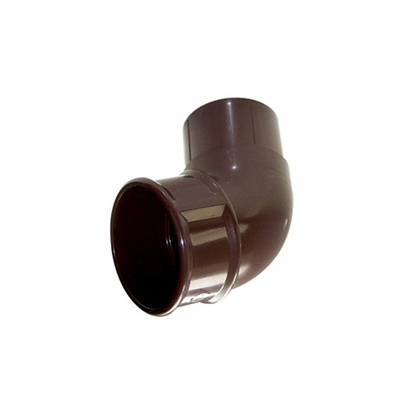FLOPLAST 68mm Round Gutter Pipe 112 Degree Offset Bend -