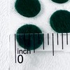 National Artcraft Dark Green 3/8" Felt Pads with Adhesive Back