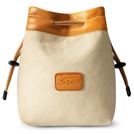 S-ZONE Soft Camera Bag DSLR Insert Handbag Drawstring Lens Case Compatible with Canon Nikon Sony