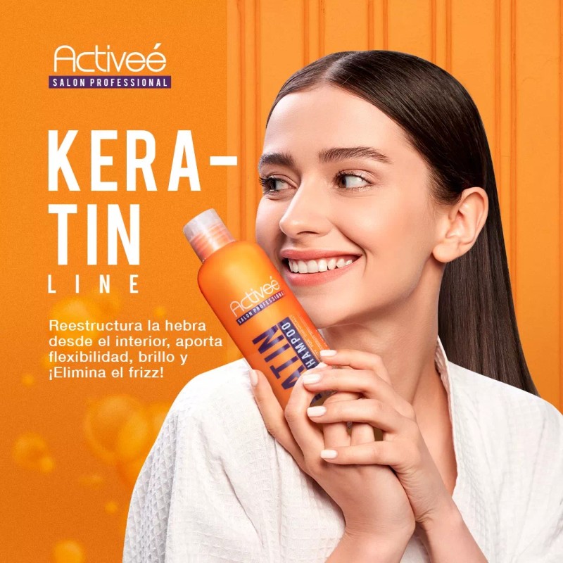 Activee Crema Peinar Activee Keratine Cuidado Intensivo Libre De Sal